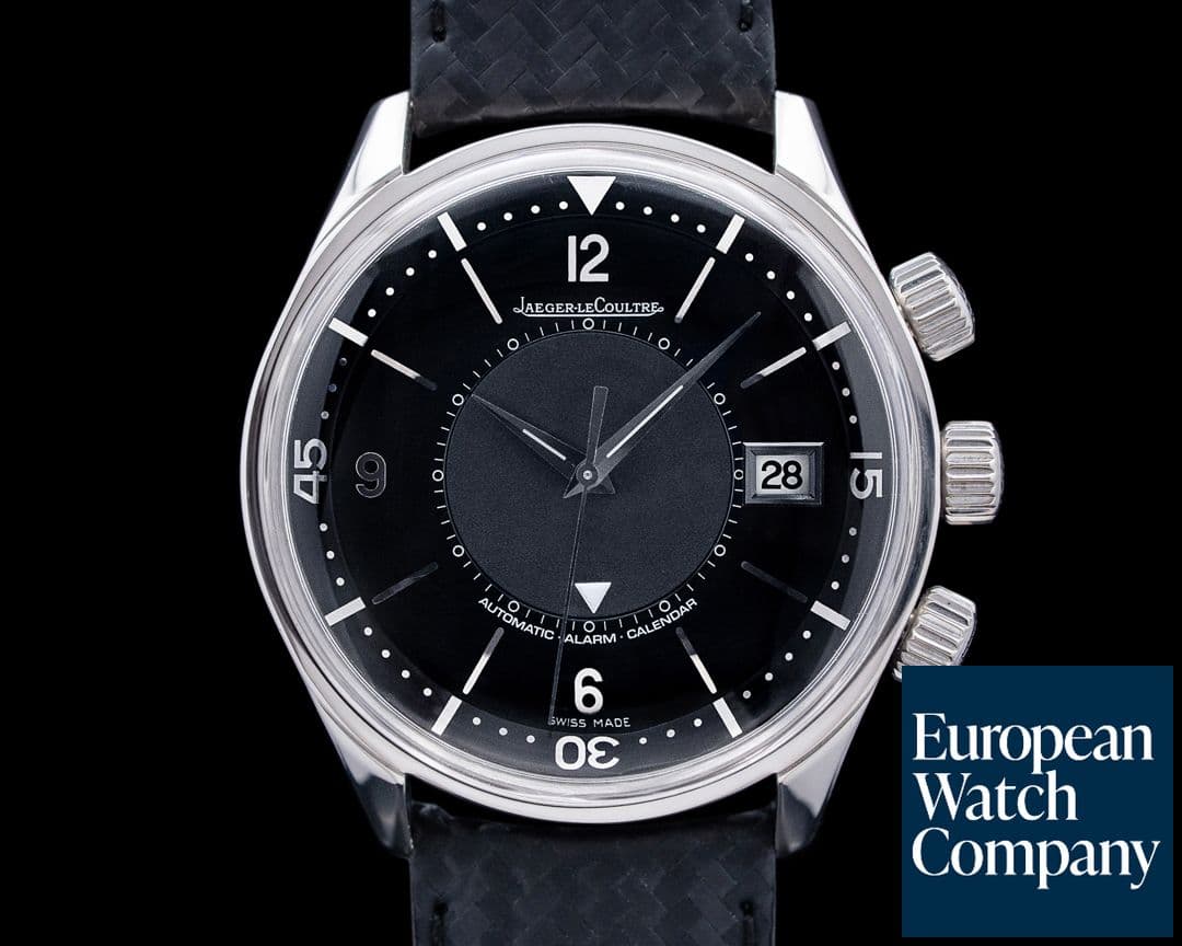 Image of Jaeger LeCoultre Q2006440 Memovox Tribute to Polaris 1968 Platinum Black Dial LIMITED
