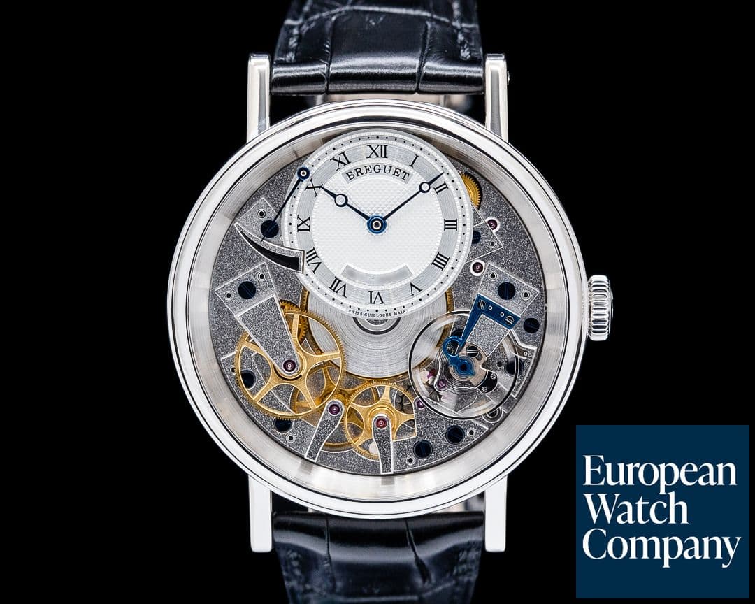 Image of Breguet 7057 Tradition 18K White Gold Silver Dial