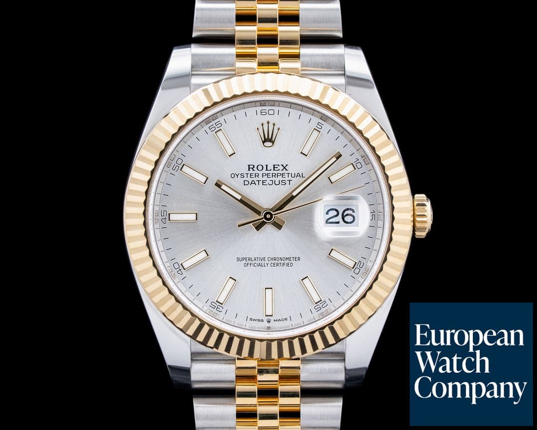 Image of Rolex 126333 Datejust 41MM Jubilee 18K YG / SS Silver Dial 2024
