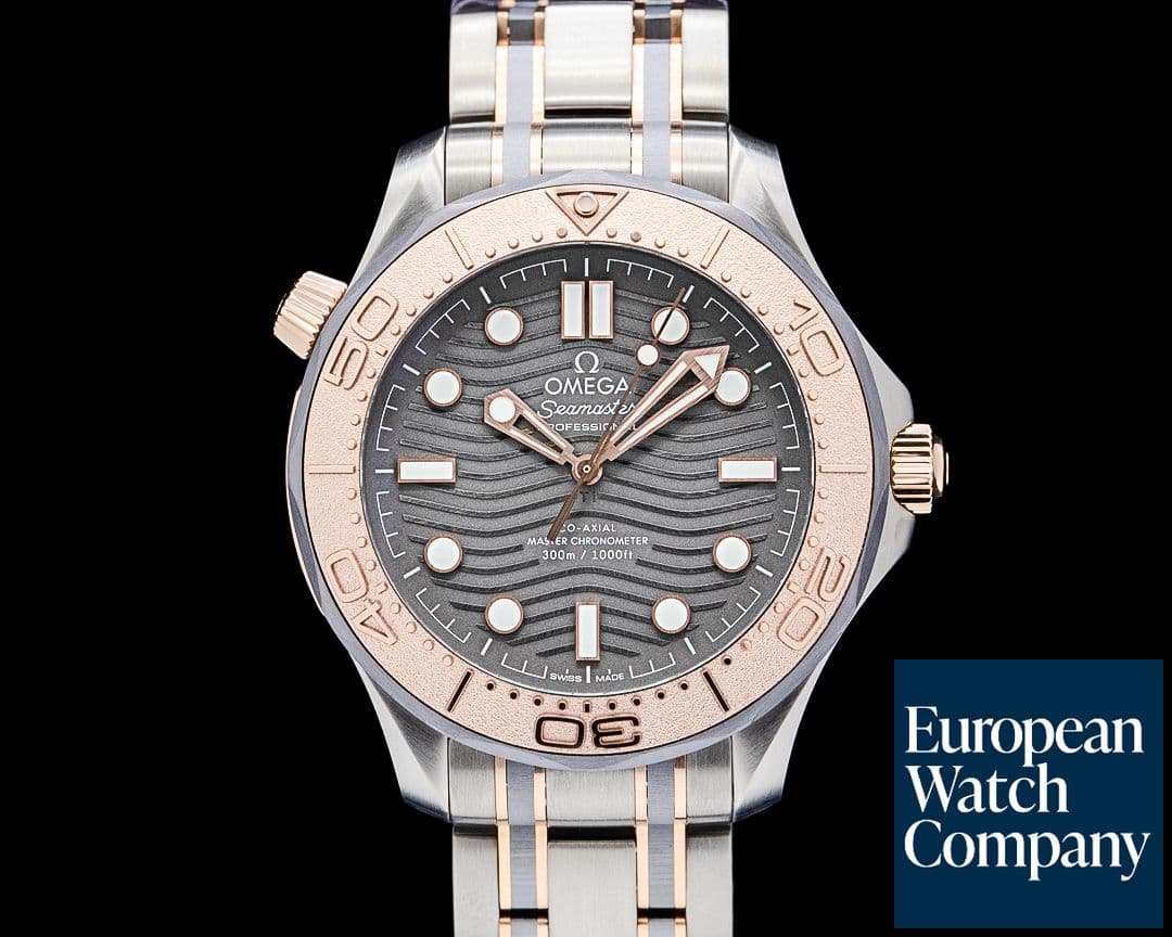 Image of Omega Seamaster Diver 300M Titanium / 18K Sedna Gold Gray Dial 2025 LIMITED