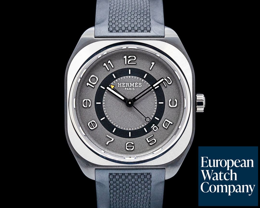 Image of Hermes H08 DLC Titanium Gray Dial 2024