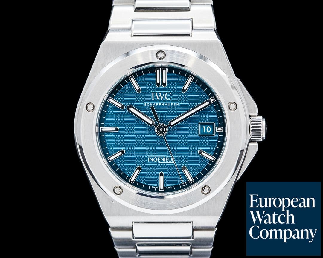 Image of IWC IW328903 Ingenieur Automatic 40 SS Aqua Blue Dial