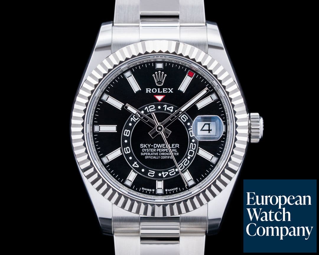 Image of Rolex 336934 Sky-Dweller SS / 18K White Gold Black Dial 2025