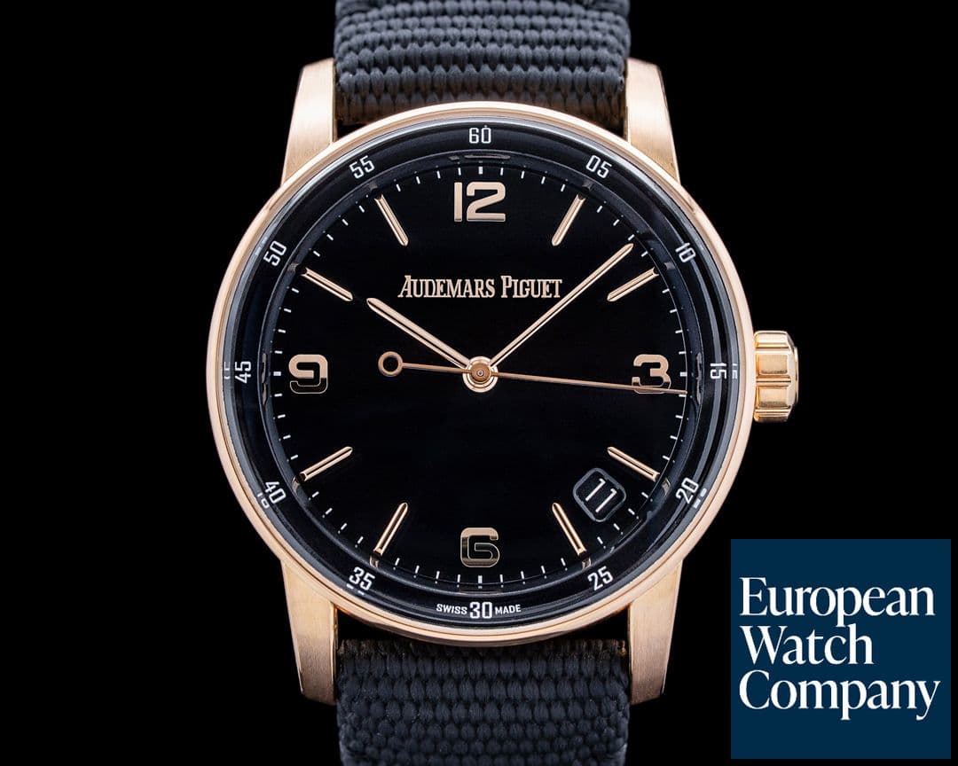 Image of Audemars Piguet 15210OR Code 11.59 18K Rose Gold Black Dial