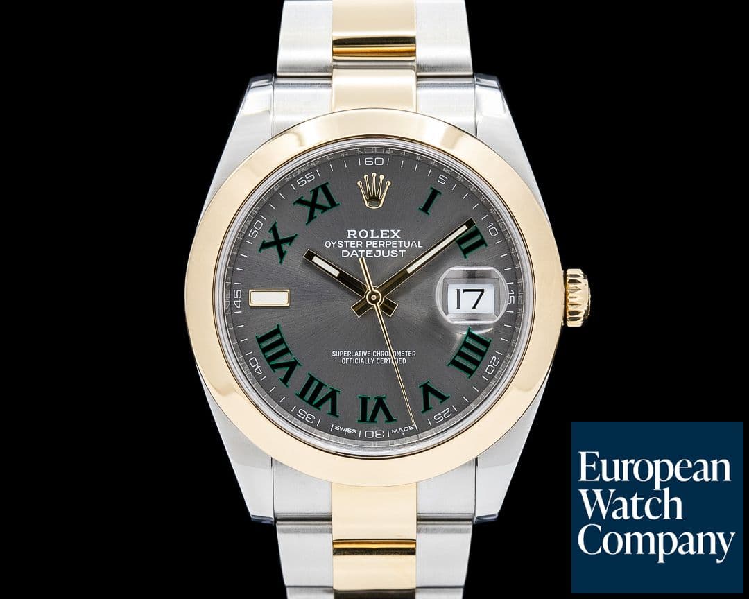 Image of Rolex 126303 Datejust 41 SS / 18K YG "Wimbledon" Dial