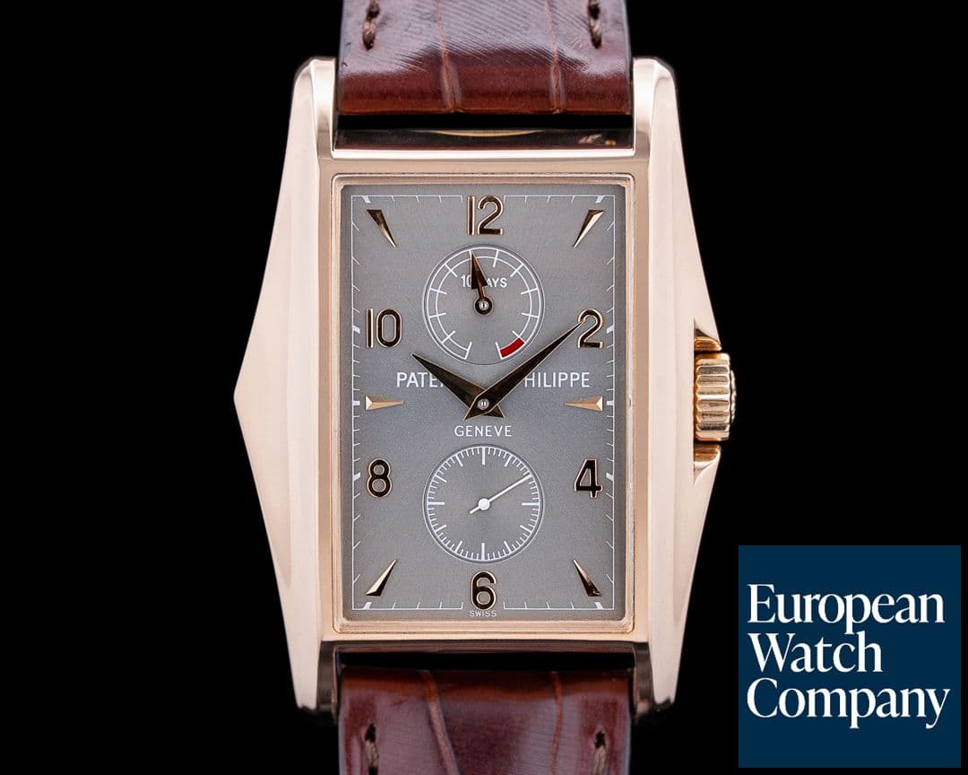 Image of Patek Philippe 5100R 10-Day Gondolo 18K Rose Gold Gray Dial