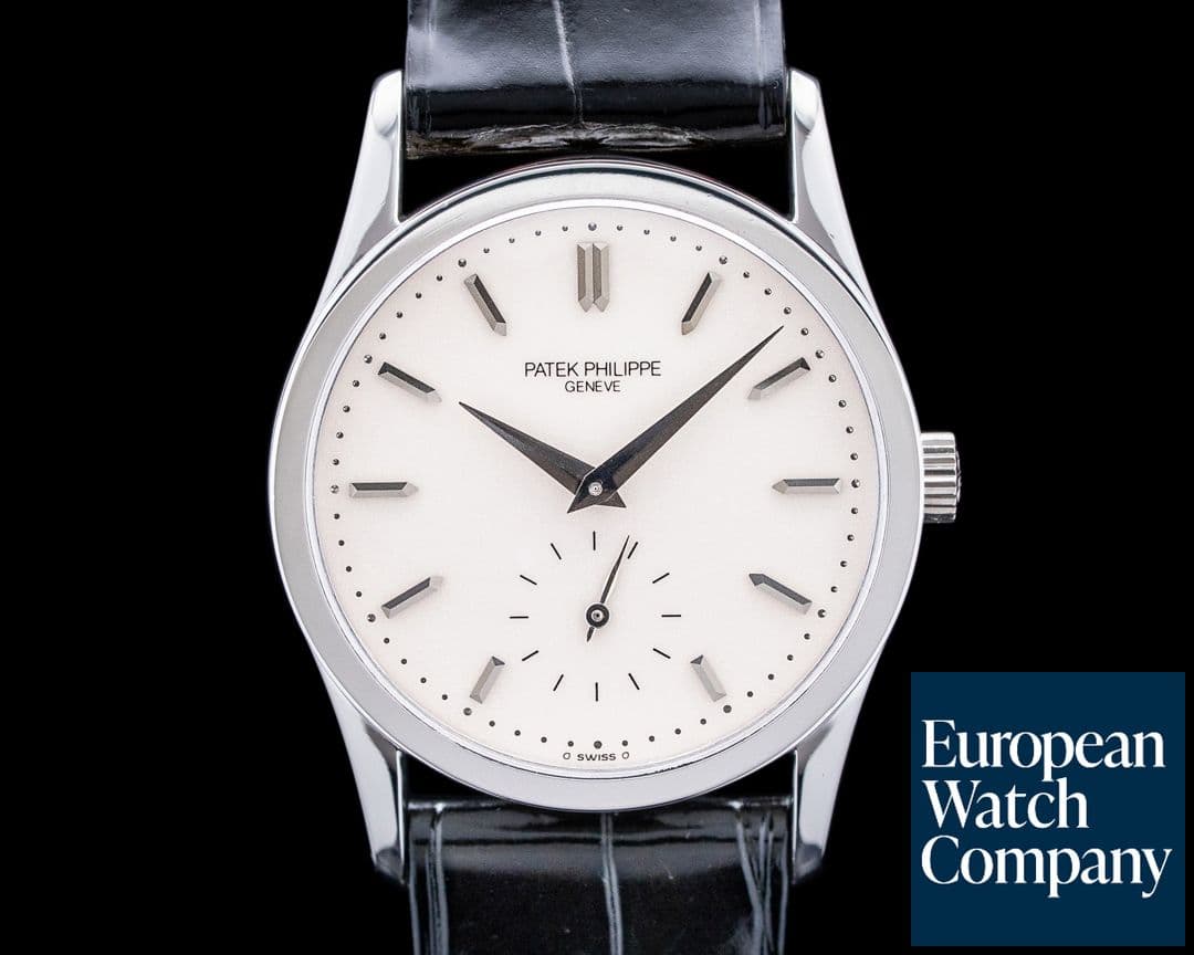 Image of Patek Philippe 3796P Calatrava Platinum Ivory Dial