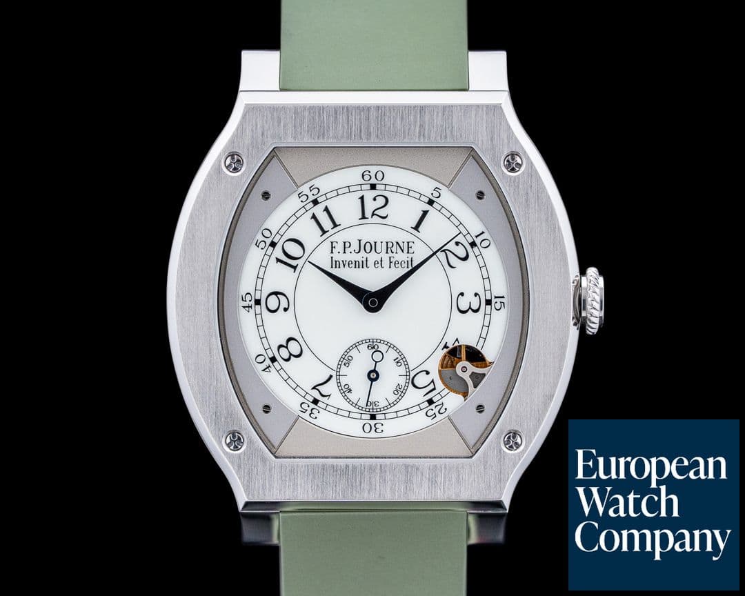 Image of F. P. Journe Elegante 48MM ELHT Titanium White Dial