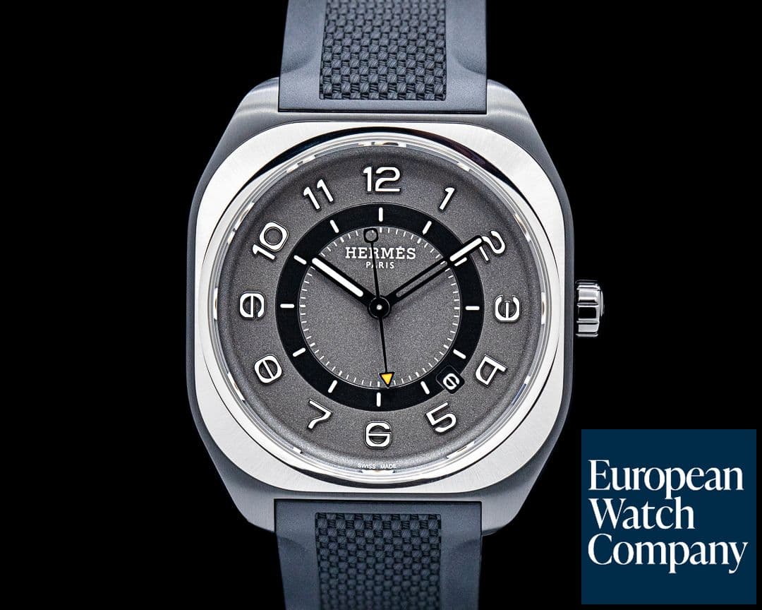 Image of Hermes H08 DLC Titanium Gray Dial