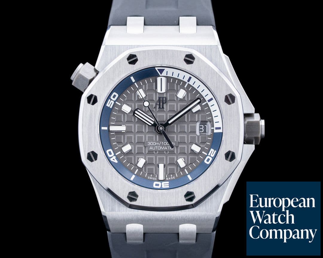 Image of Audemars Piguet 15720ST Royal Oak Offshore Diver SS Gray Dial