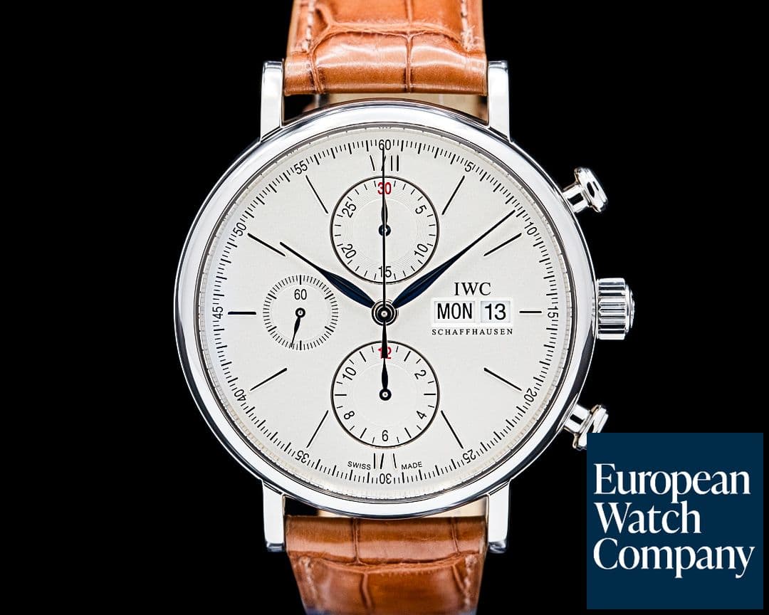Image of IWC IW391001 Portofino Chronograph SS Silver Dial