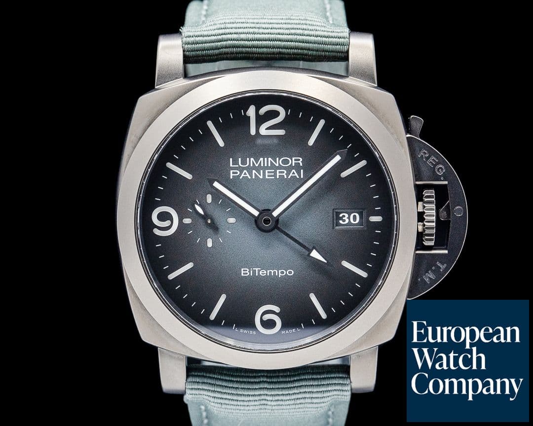 Image of Panerai PAM01467 Luminor BiTempo Titanium DLC New York LIMITED
