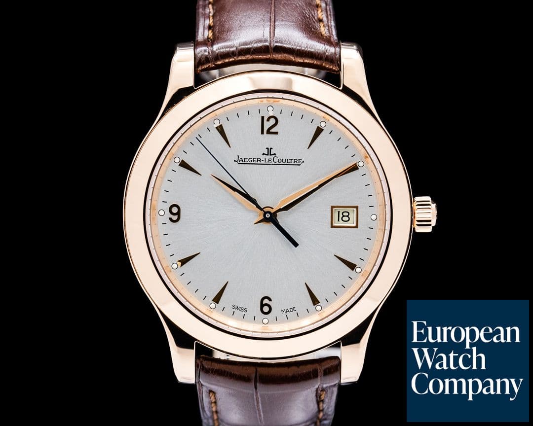 Image of Jaeger-LeCoultre 147.2.37.S Master Control 18K Rose Gold Silver Dial