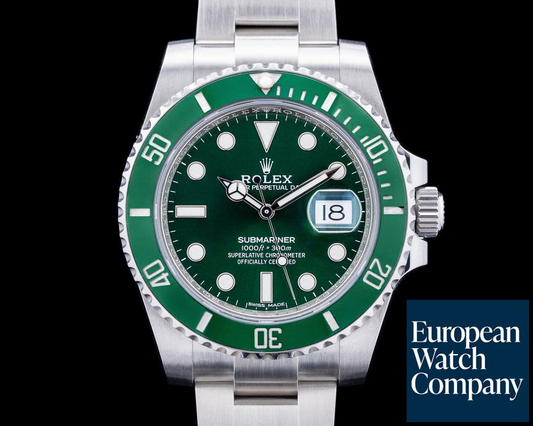 Image of Rolex 116610LV Submariner Date "Hulk" SS Green Dial
