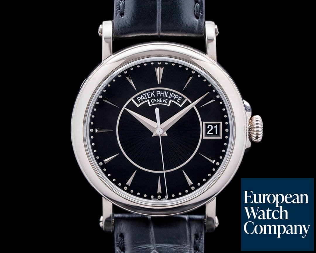 Image of Patek Philippe 5153G-001 Calatrava 18K White Gold Black Dial