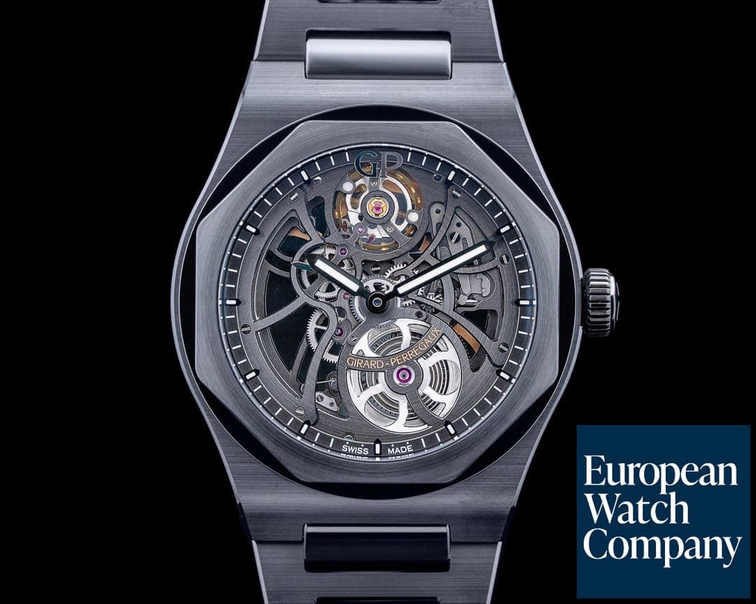 Image of Girard Perregaux 81015 Laureato Ceramic Skeleton Dial
