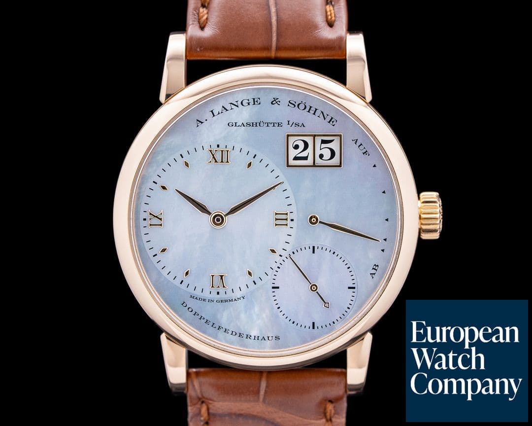 Image of A. Lange and Sohne 113.041 Little Lange 1 18K Rose Gold Mother of Pearl Dial LIMITED