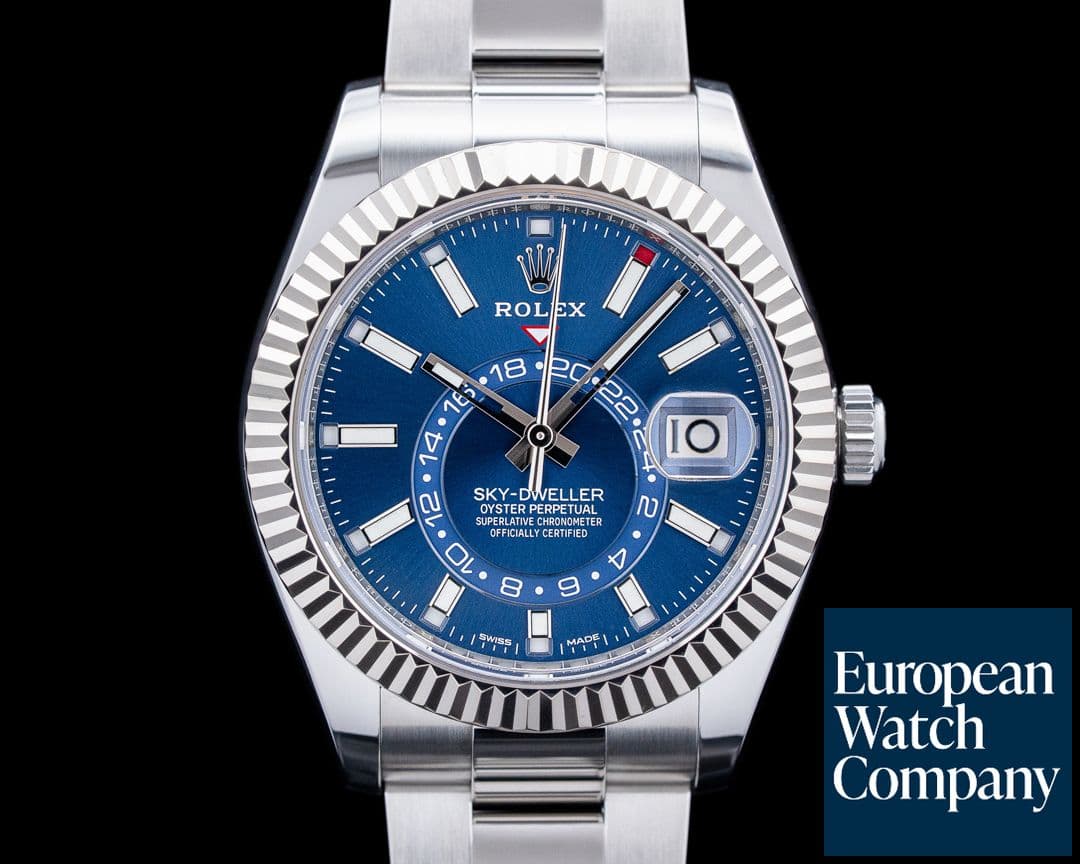 Image of Rolex 326934 Sky-Dweller SS Blue Dial