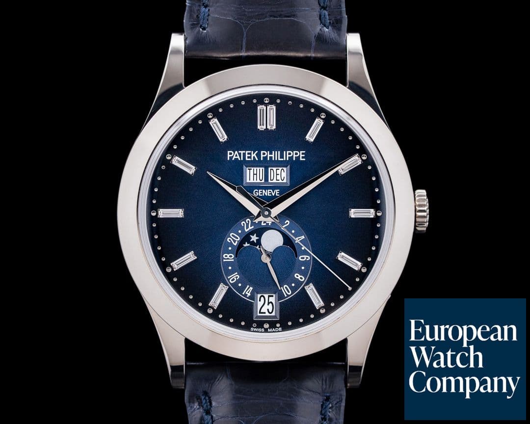 Image of Patek Philippe 5396G Annual Calendar 18K White Gold Blue Baguette Dial 2024
