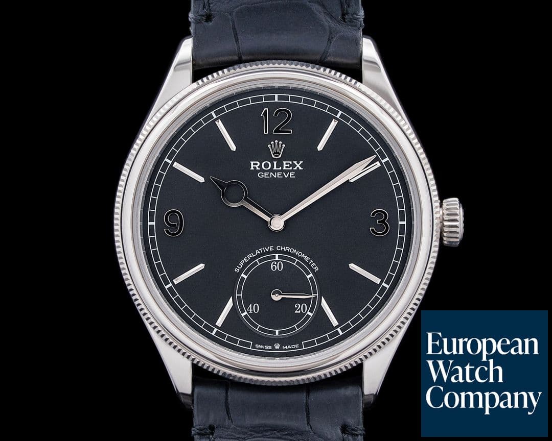 Image of Rolex 52509 1908 18K White Gold Black Dial 2024