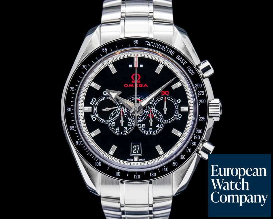 Image of Omega Speedmaster Olympic Collection SS Black Dial