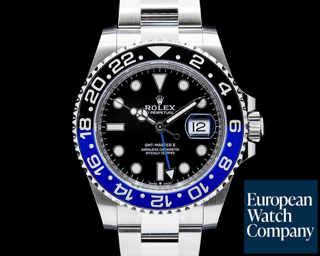 Image of Rolex 126710BLNR GMT-Master II "Batman" SS Black Dial 2025