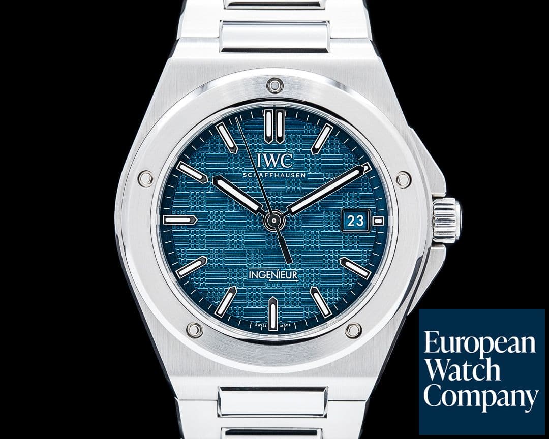 Image of IWC IW328903 Ingenieur Automatic 40 SS Aqua Blue Dial