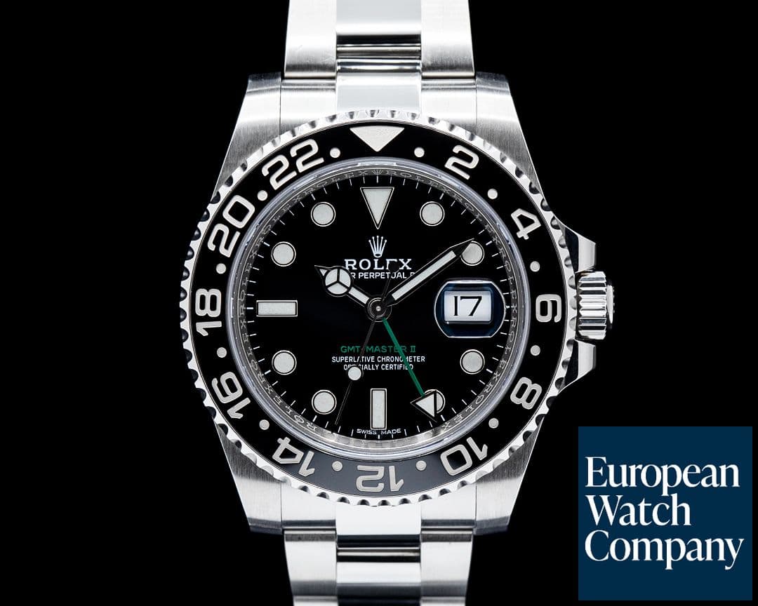Image of Rolex 116710LN GMT-Master II Ceramic SS Black Dial
