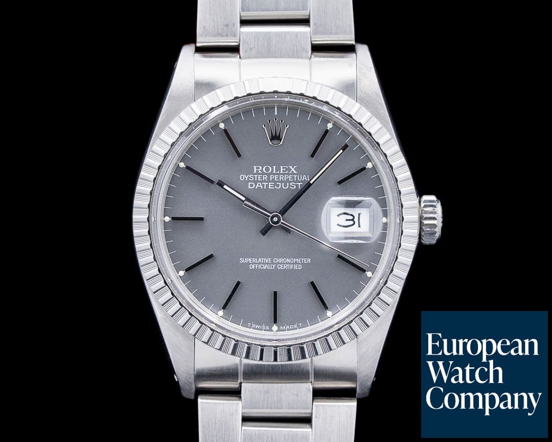 Image of Rolex 16030 Datejust 36MM SS Gray Dial C. 1988