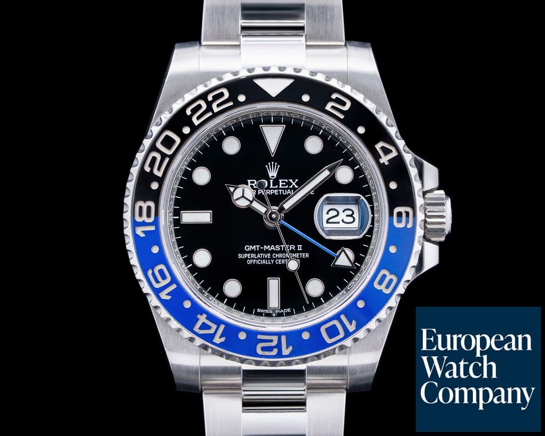 Image of Rolex 116710BLNR GMT-Master II SS Black Dial