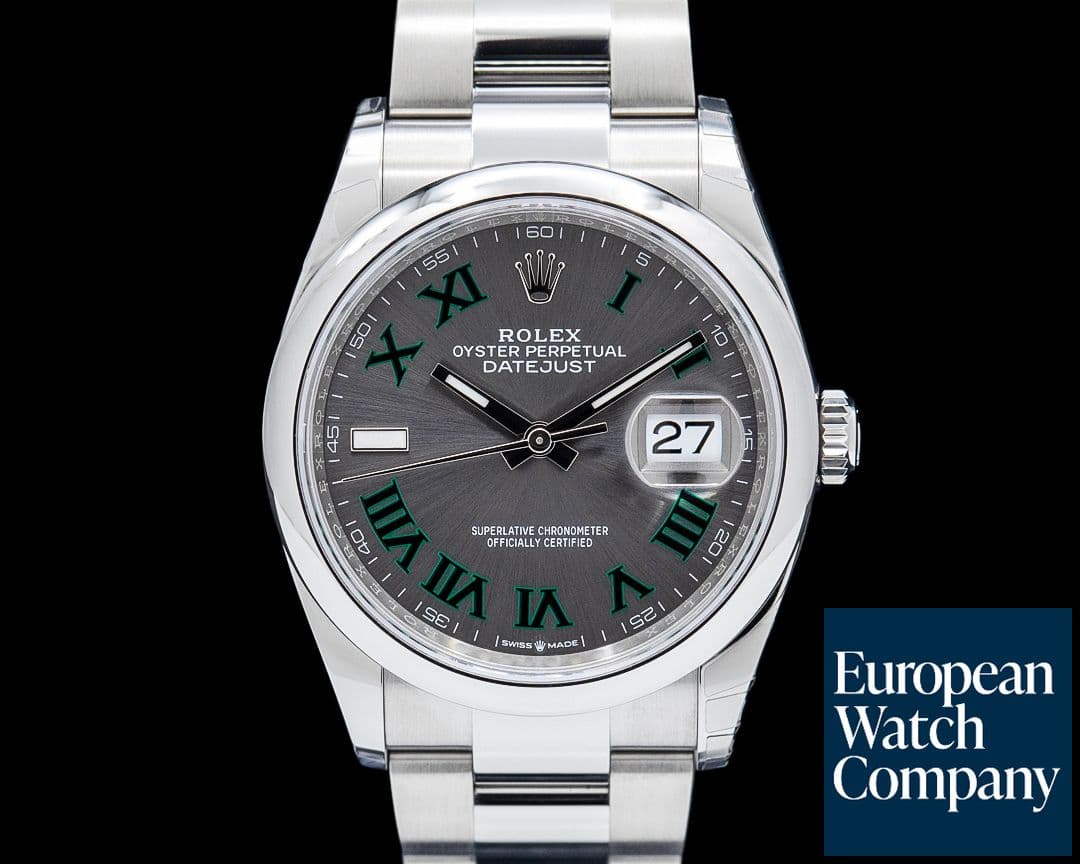 Image of Rolex 126200 Datejust 36 SS "Wimbledon" Dial 2025