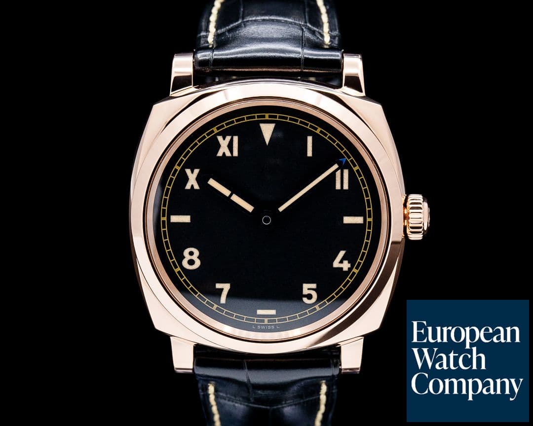 Image of Panerai PAM00740 Radiomir 1940 3 Days Oro Rosso California Black Dial