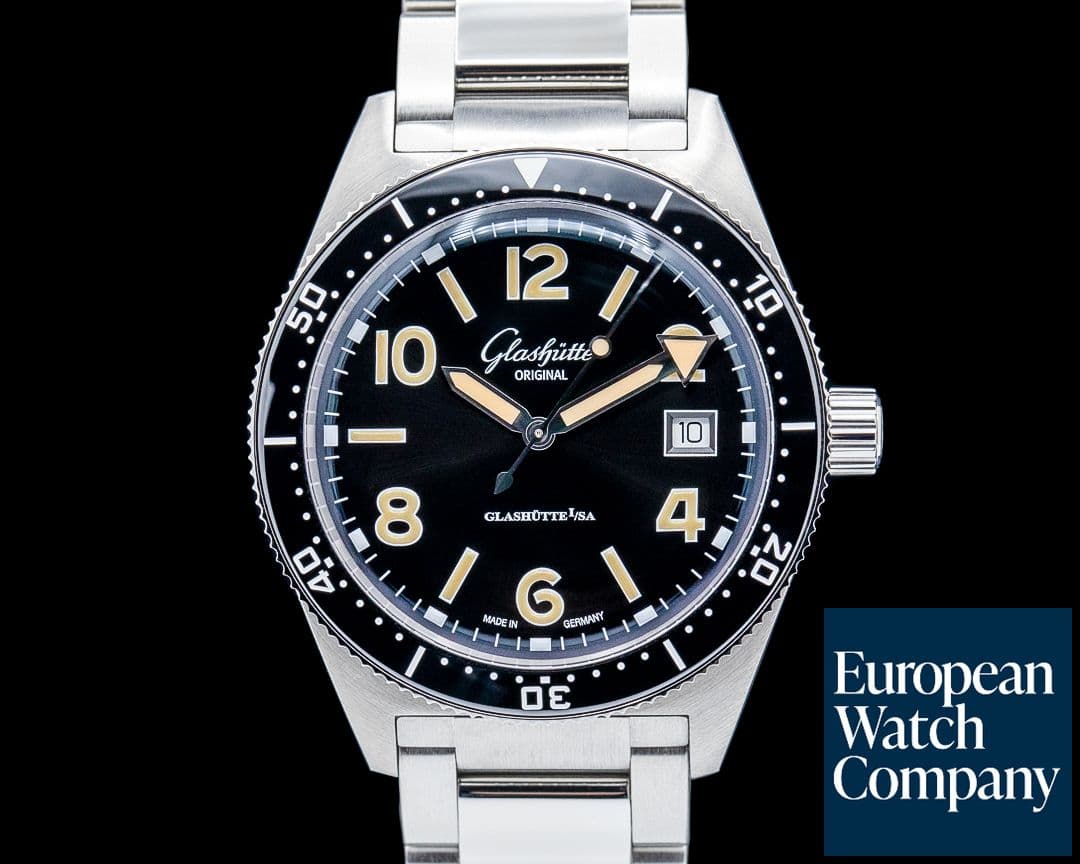 Image of Glashutte Original SeaQ SS Black Dial 2025