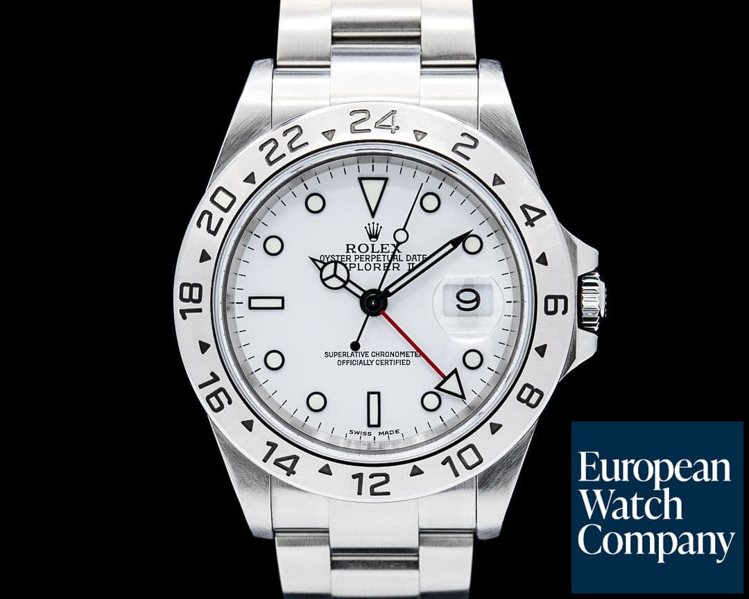 Image of Rolex 16570 Explorer II SS White Dial Circa. 2002