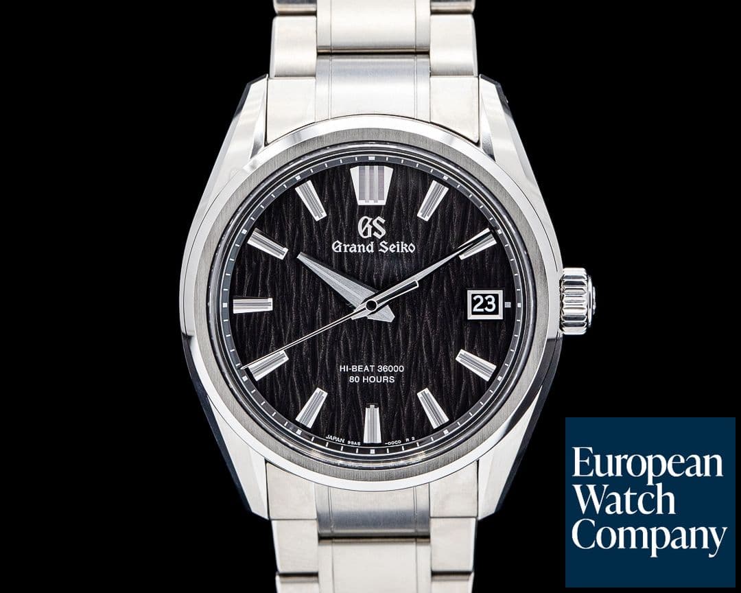 Image of Grand Seiko SLGH017G Evolution 9 Hi-Beat Night Birch Titanium Black Dial
