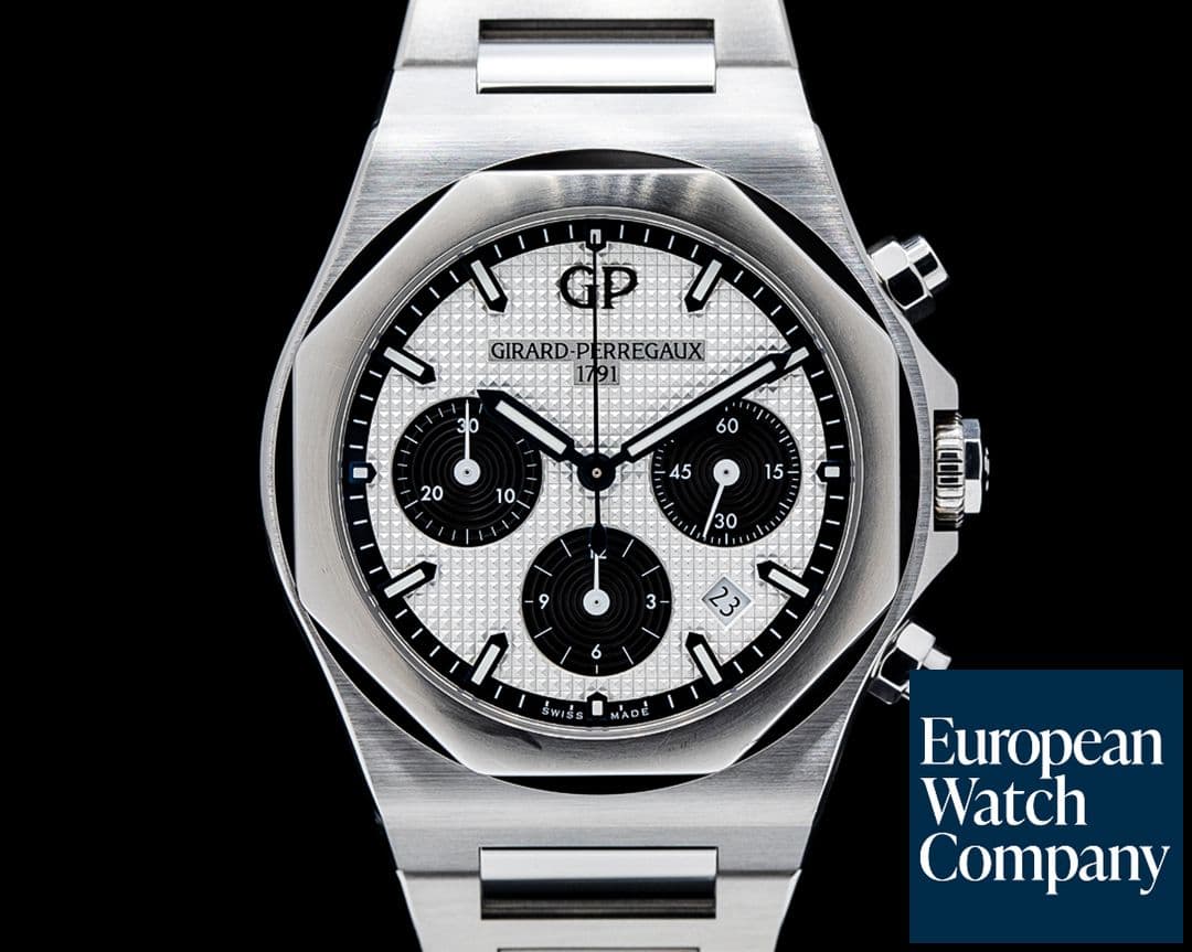 Image of Girard Perregaux 81020 Laureato SS Silver Dial
