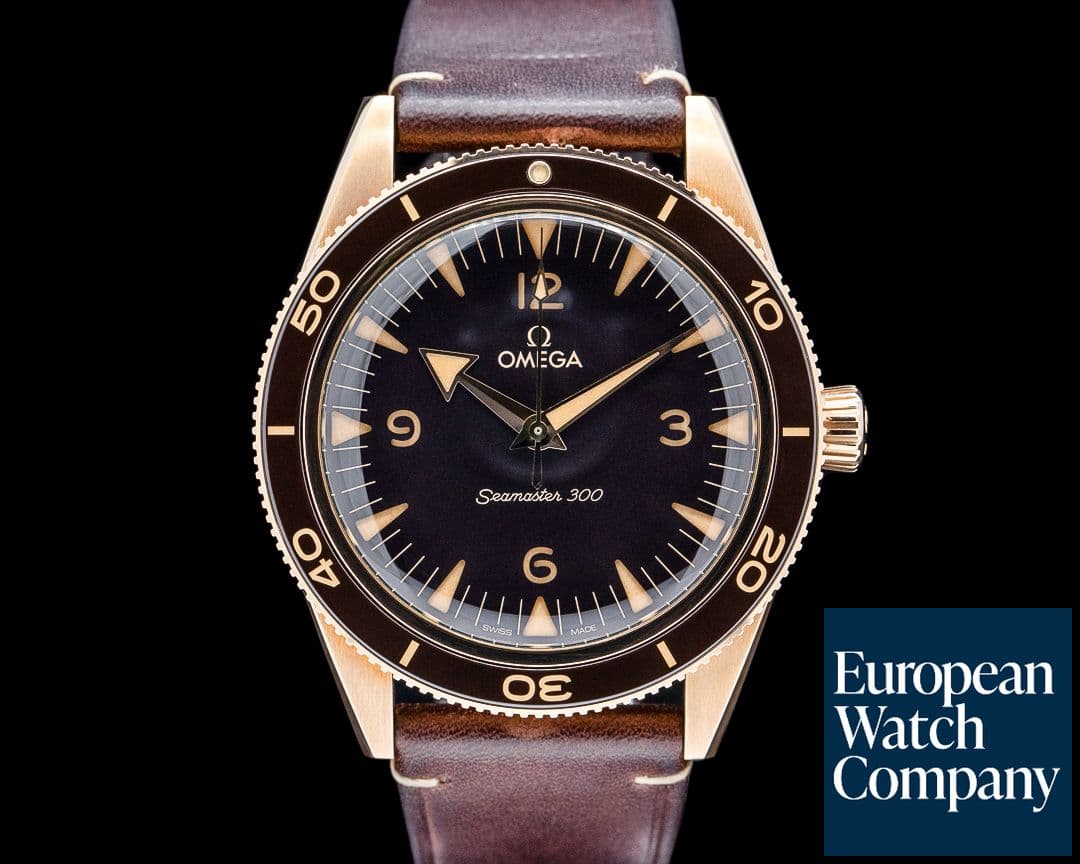 Image of Omega Seamaster 300 Bronze Gold Brown Dial