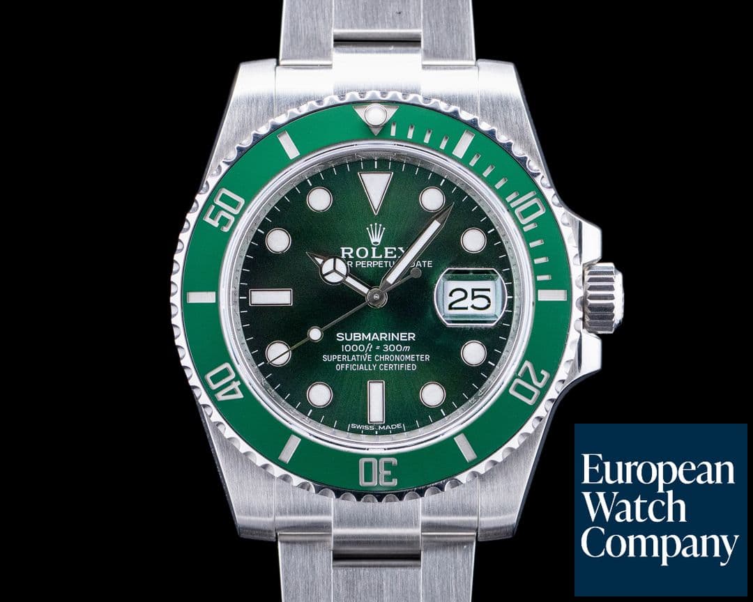 Image of Rolex 116610LV Submariner Date "Hulk" SS Green Dial