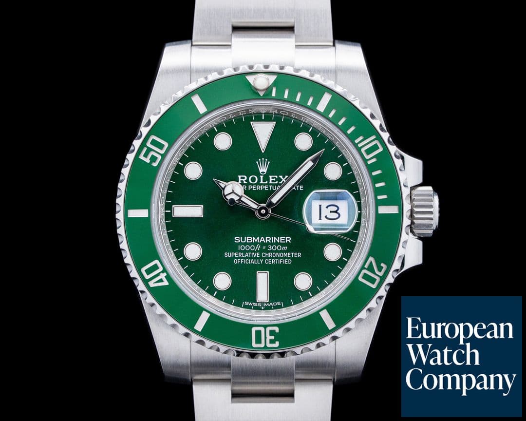 Image of Rolex 116610LV Submariner Date "Hulk" SS Green Dial