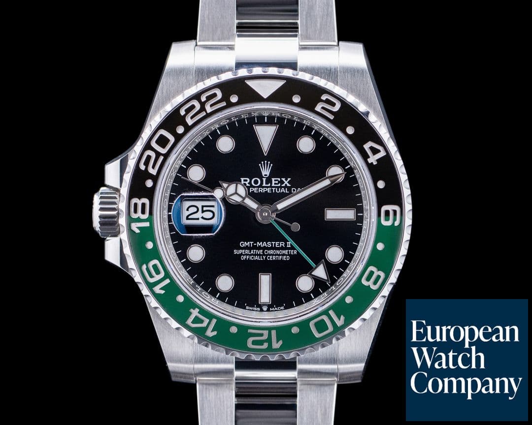 Image of Rolex 126720VTNR GMT-Master II "Sprite" SS Black Dial