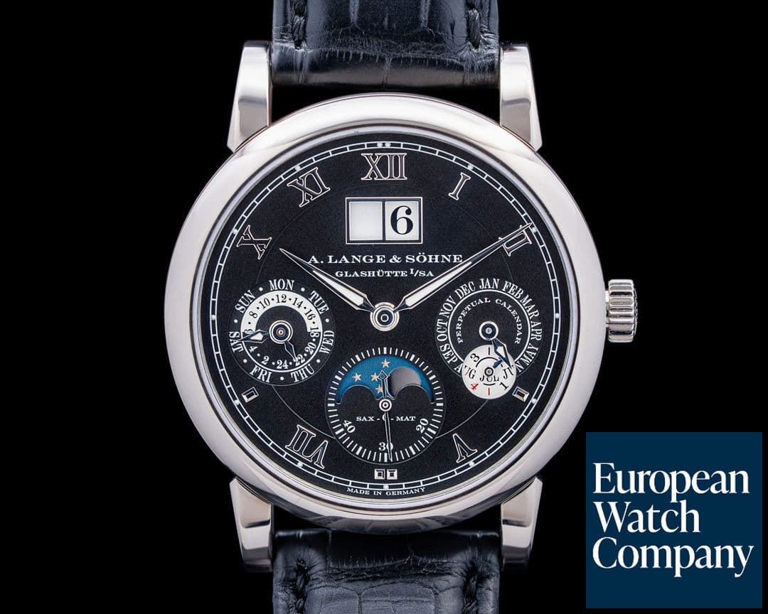 Image of A. Lange & Söhne 310.026 Langematik Perpetual 18K White Gold Black Dial