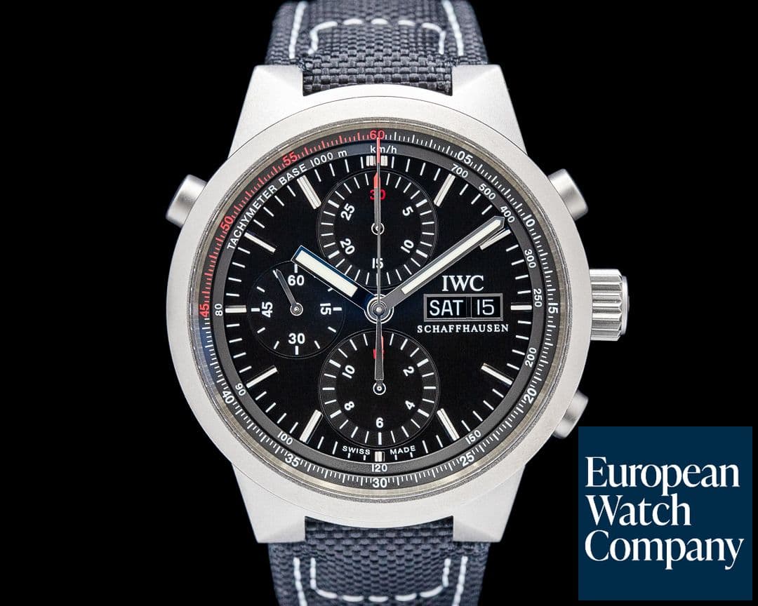 Image of IWC IW371537 GST Rattrapante Titanium Black Dial LIMITED