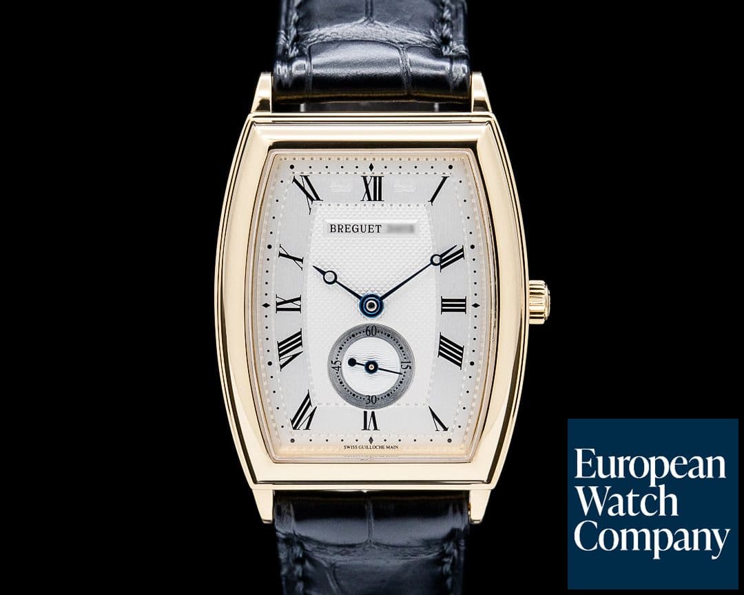 Image of Breguet 3670/8670 Heritage 18K Yellow Gold Silver Dial