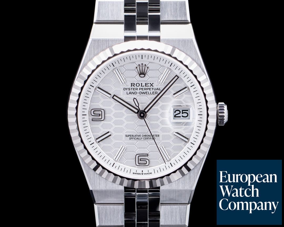 Image of Rolex 127334 Land-Dweller 40MM SS White Dial 2025 UNWORN