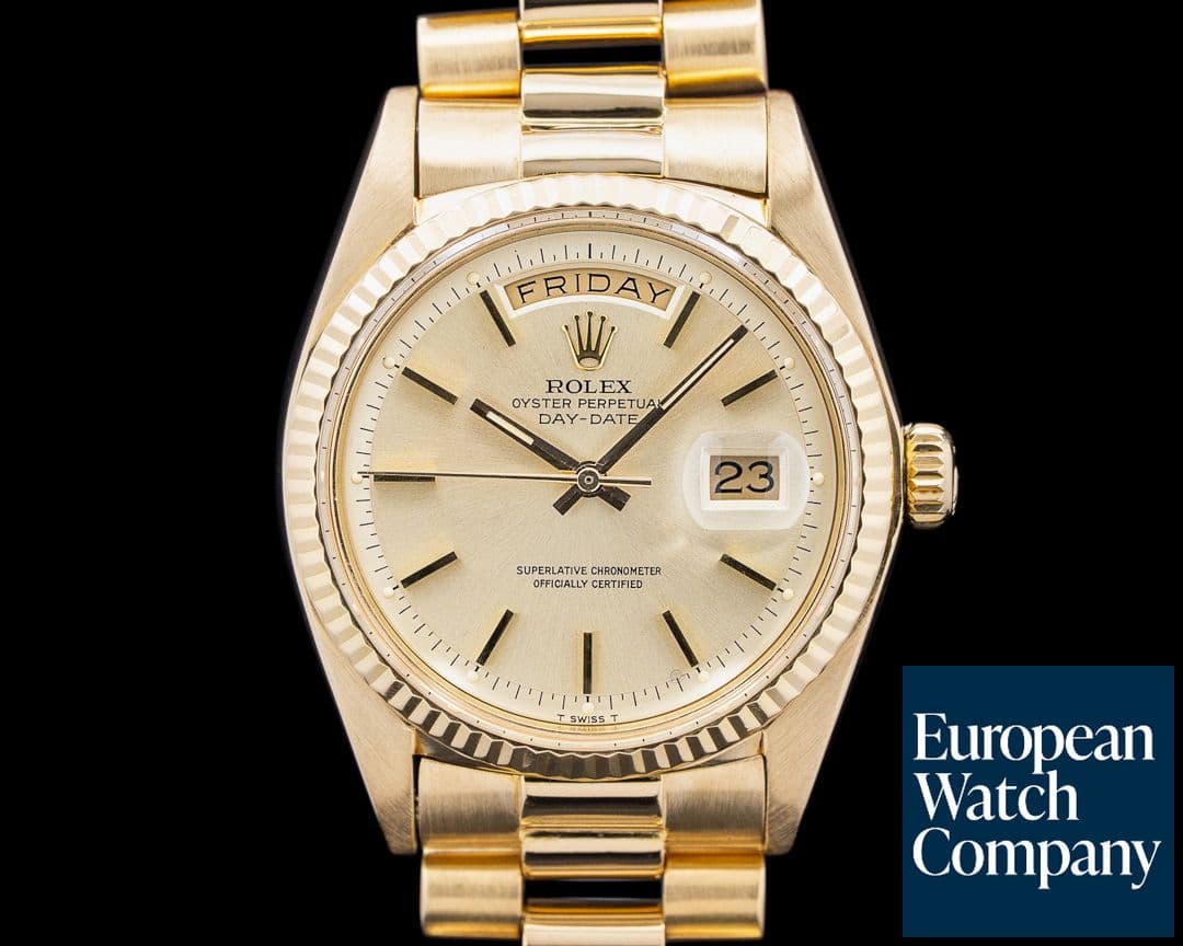 Image of Rolex 1803 Day Date 18K Yellow Gold Champagne Dial Circa. 1973