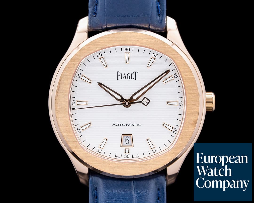 Image of Piaget G0A43010 Polo S 18K Rose Gold Silver Dial