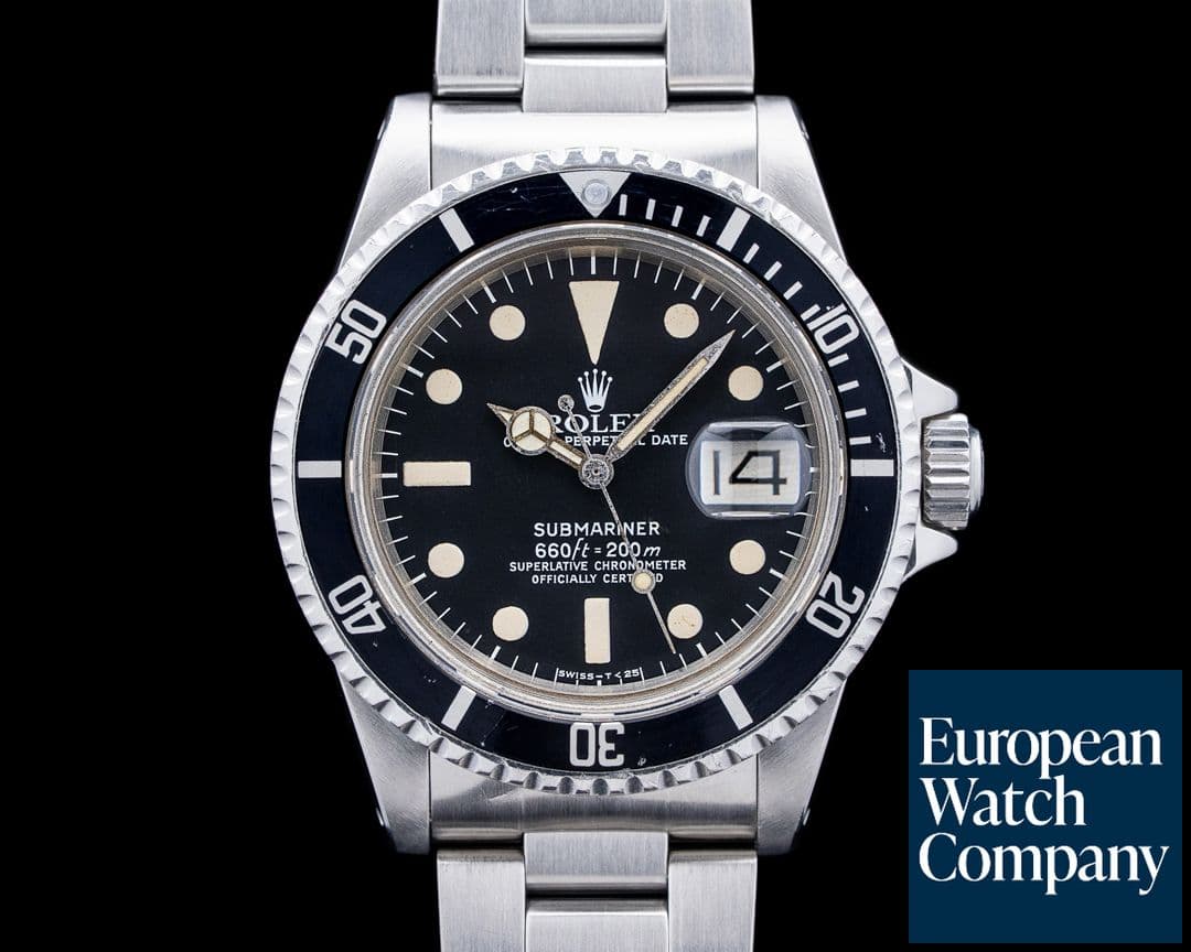 Image of Rolex 1680 Submariner Oyster Perpetual Date SS Black Dial Circa. 1978