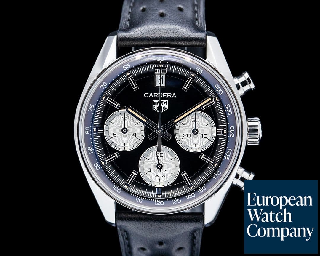 Image of TAG Heuer Carrera Chronograph SS Black Dial