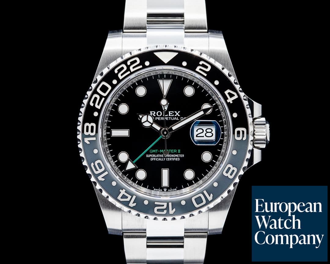 Image of Rolex 126710GRNR GMT-Master II SS "Bruce Wayne" Black Dial 2025