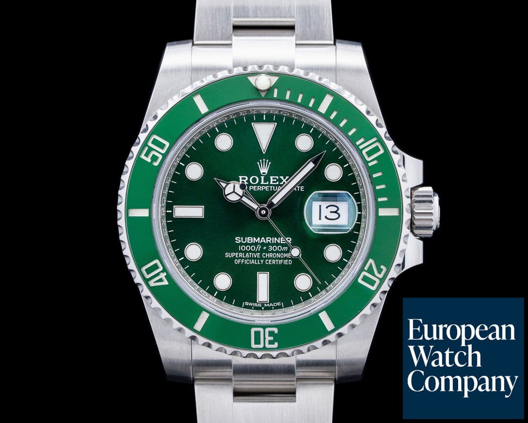 Image of Rolex 116610LV Submariner Date "Hulk" SS Green Dial